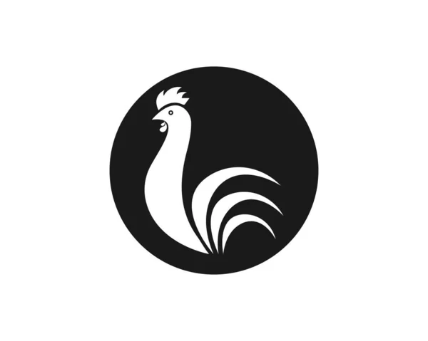 Modèle Logo Coq Illustration Vectorielle — Image vectorielle
