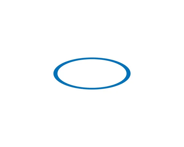 Elips Logo Vektör Şablonu — Stok Vektör