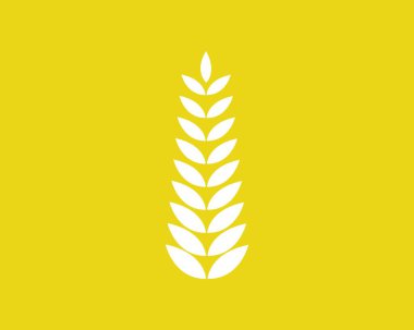 Buğday logosu şablon vektör dizaynı 