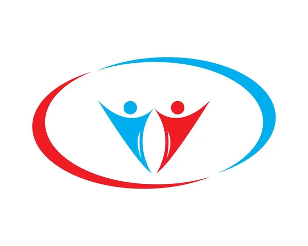 insanlar logo vektör şablonu