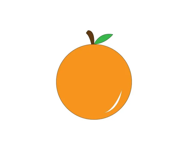 Design Logo Orange Illustration Vectorielle — Image vectorielle