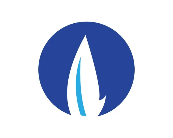 Incendio Logo Vector Plantilla — Vector de stock