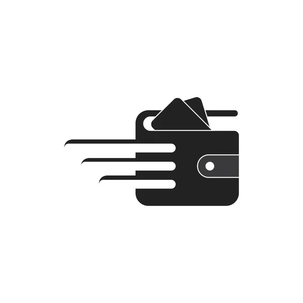 Шаблон Векторного Дизайну Логотипу Гаманця — стоковий вектор
