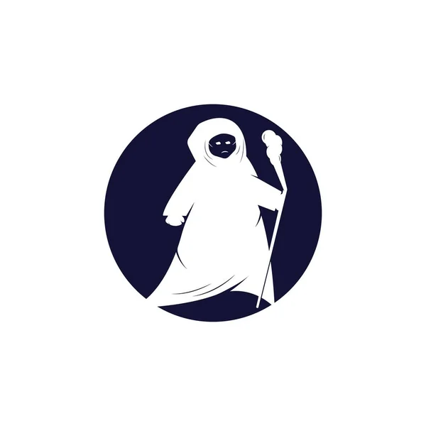 Вектор Логотипу Чорного Чаклуна — стоковий вектор