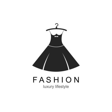 Giyim mağazası logo vektör şablonu