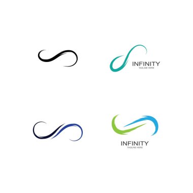 Sonsuzluk Tasarımı, Sonsuzluk logo Vektörü şablonu