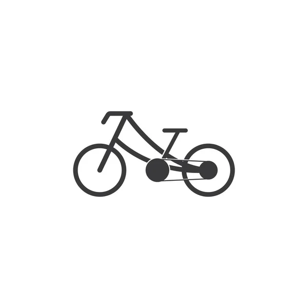 Bicicletta Bicicletta Vettore Icona Concetto Ciclismo Segnaletica Pista Ciclabile Isolato — Vettoriale Stock