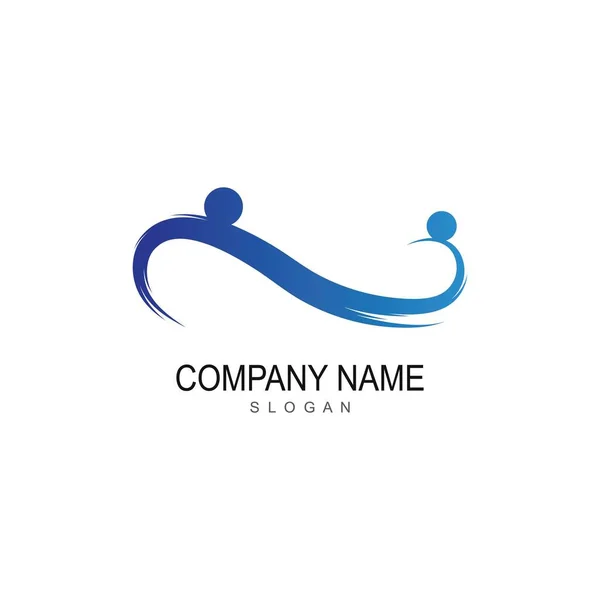 Infinity Design Logo Infinity Modello Icona Vettoriale — Vettoriale Stock