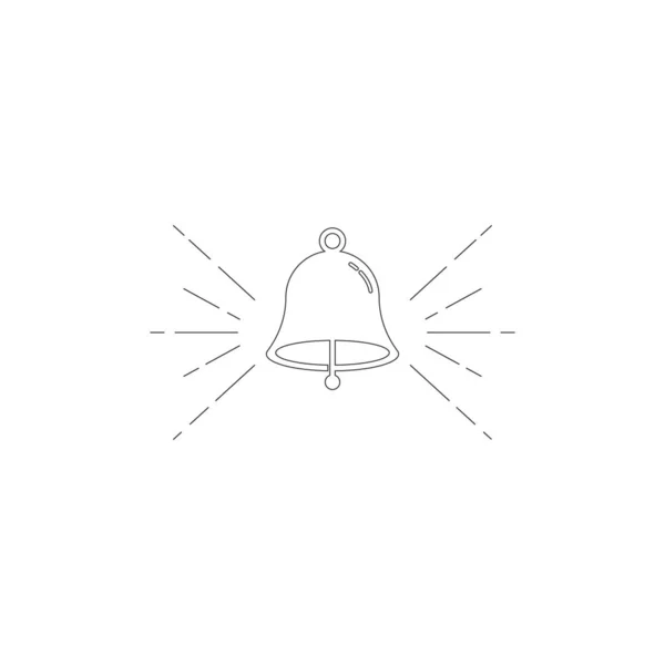 Bell Ikon Illustration Logotyp — Stock vektor