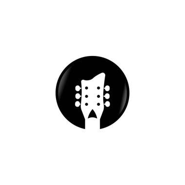 Gitar logo vektör şablonu