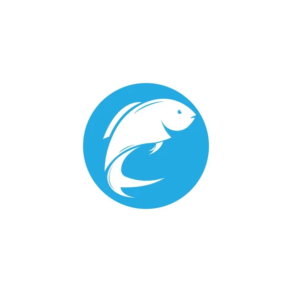 Hallogó Sablon Halászati Klub Vagy Online Oldal Kreatív Vektorszimbóluma — Stock Vector
