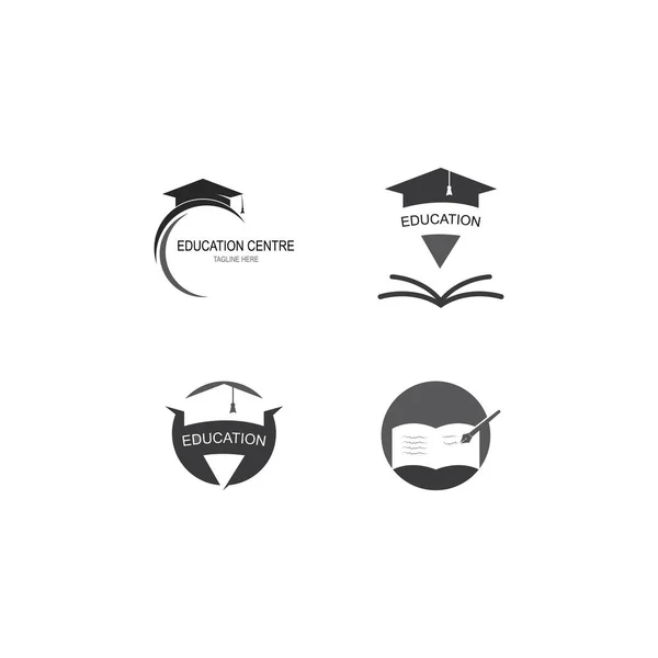 Educación Logo Plantilla Vector Ilustración Diseño — Archivo Imágenes Vectoriales