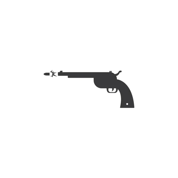 Icône Fusil Chasse Logo Isolé Signe Symbole Vectoriel Illustration — Image vectorielle