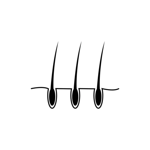 Haarbehandlung Logo Vektor Symbol Vorlage — Stockvektor