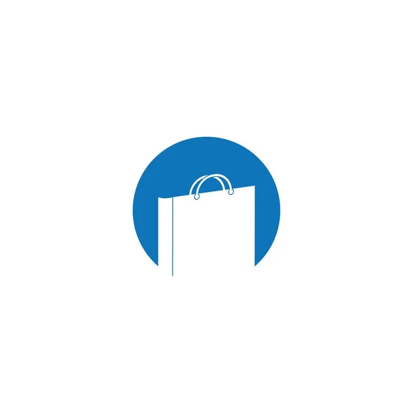 Templat Bag Logo Belanja Simbol Ikon - Stok Vektor