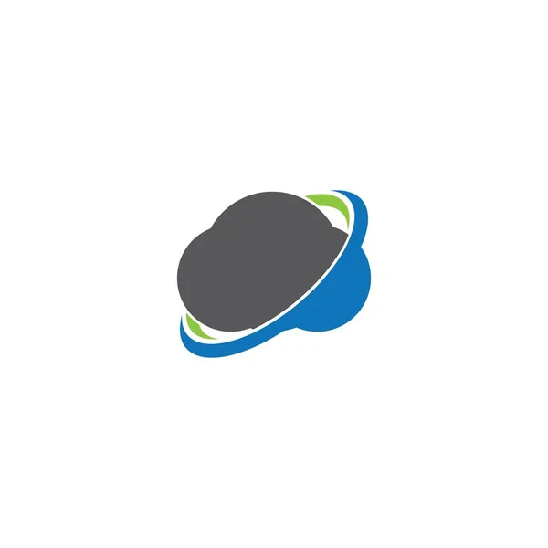 Cloud Logo Plantilla Diseño Ilustración — Vector de stock