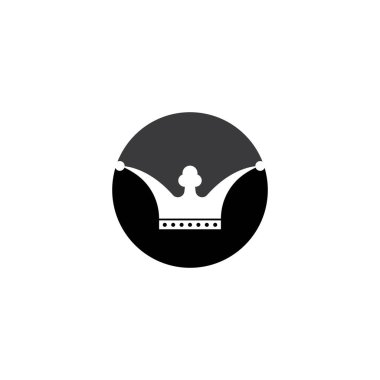 Crown Logo Şablonu vektör çizimi
