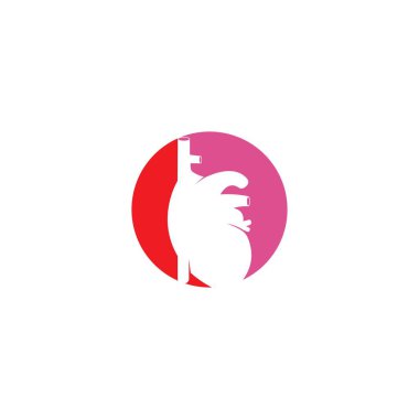 İnsan kalbi medikal illüstrasyonu beyaz arkaplanda izole edildi