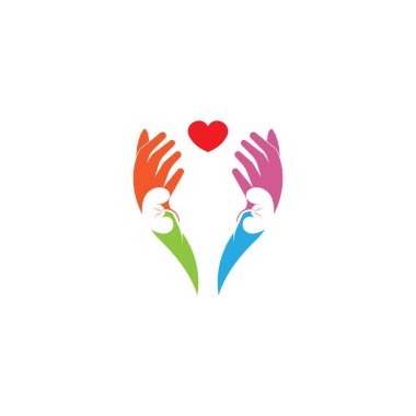 Böbrek vektör yanılsama logo şablonu