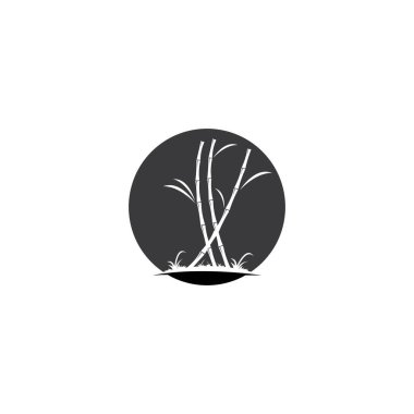 Şeker kamışı logo vektörü