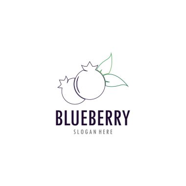 Yabanmersini logo vektör şablonu resim tasarımı