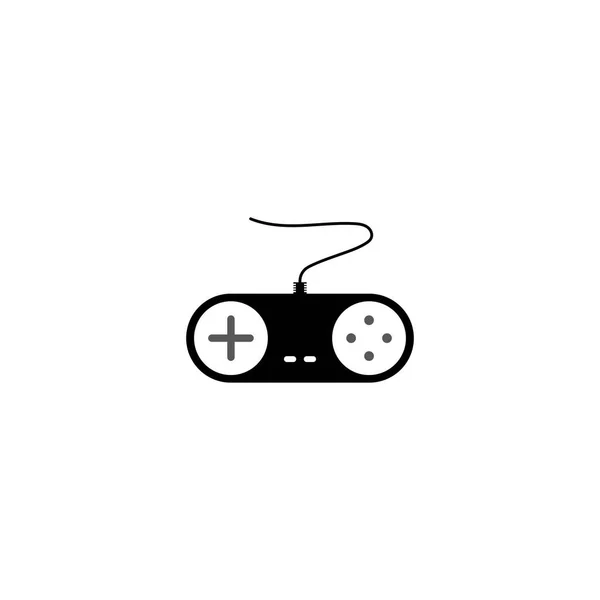 Joystick Logo Vector Icon Illustration Games Controller Logo Design Vector — Stock Vector