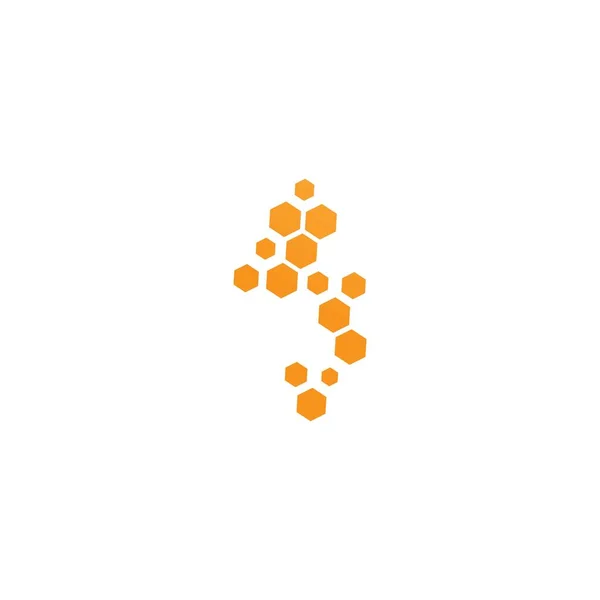 Дизайн Медового Логотипа — стоковый вектор