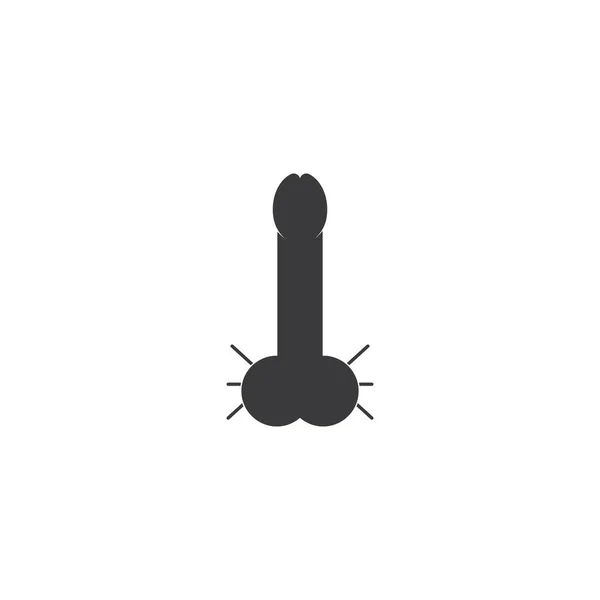 Penis Vector Icon Illustration Design — Vector de stock