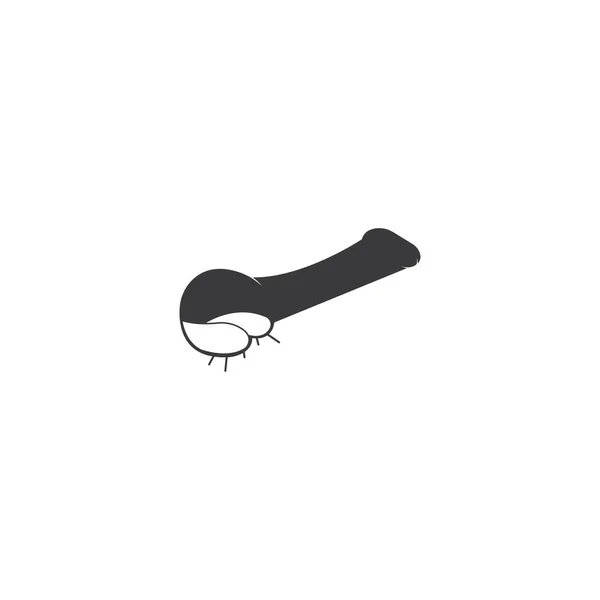 Penis Vector Icon Illustration Design — Διανυσματικό Αρχείο