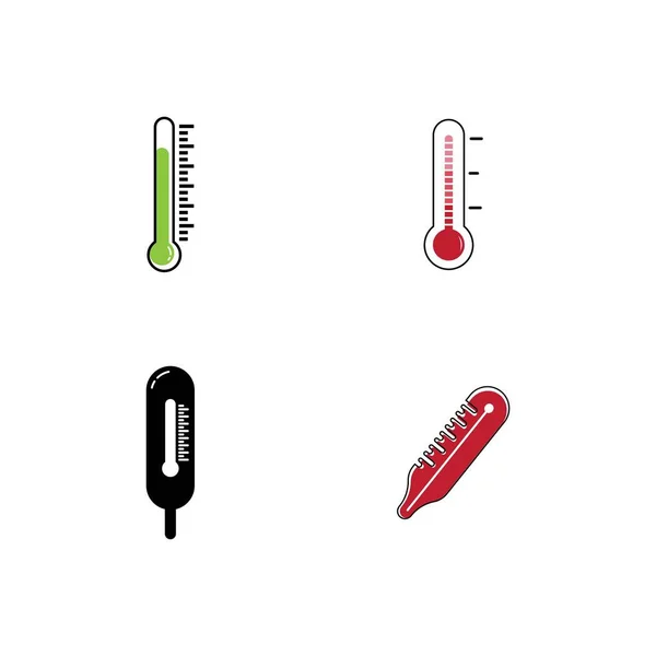 Template Voor Het Ontwerp Van Isolator Van Thermometer — Stockvector