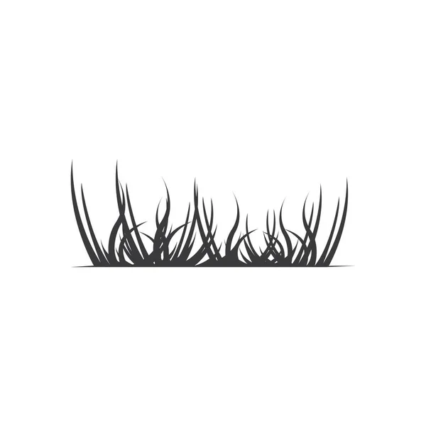 Wzór Wektora Logo Trawy — Wektor stockowy