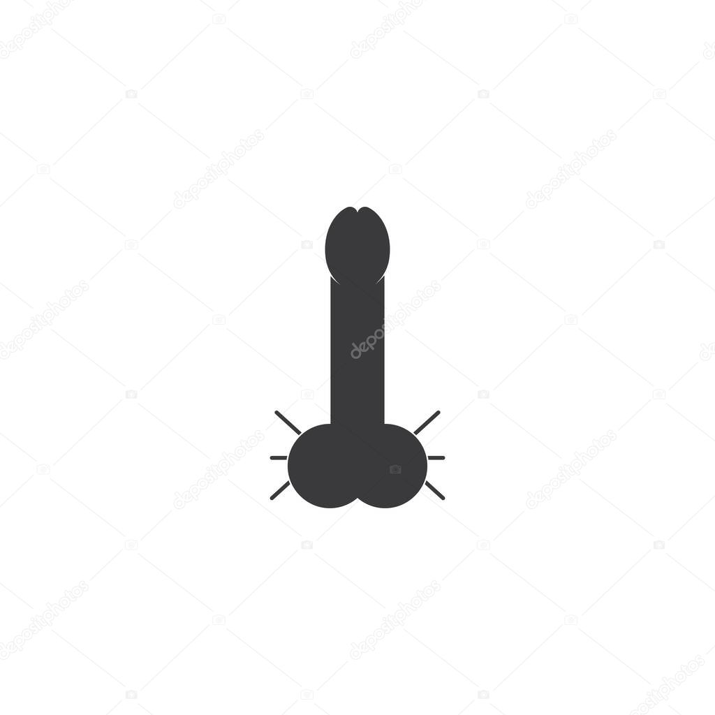 Penis vector icon illustration design