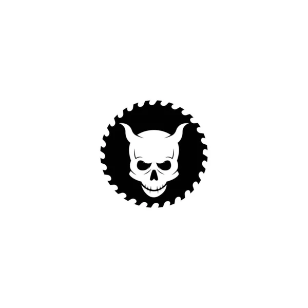 Εικονογράφηση Φορέα Λογότυπο Skull Devil — Διανυσματικό Αρχείο
