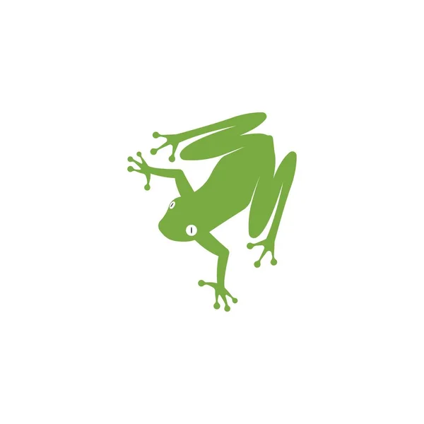 Modèle Logo Grenouille Illustration Vectorielle — Image vectorielle