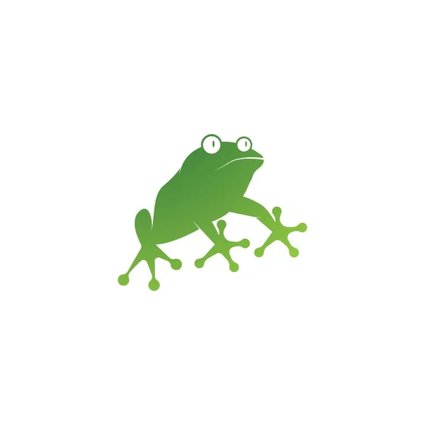 Frosch Logo Vorlage Vektor Illustration — Stockvektor