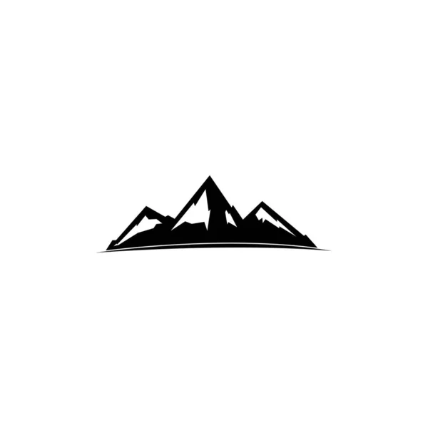 Montagne Logo Icona Vettoriale Template — Vettoriale Stock