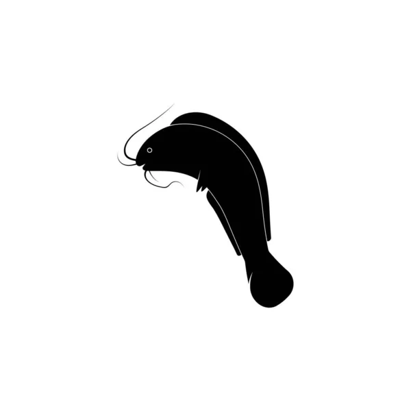 Catfish Logo Şablon Vektör Resimleme Tasarımı — Stok Vektör