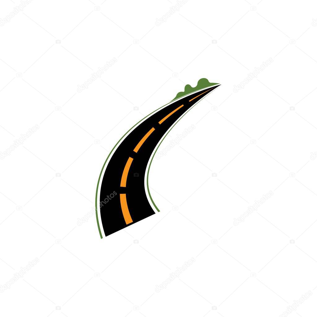 Highway logo and symbol illustration vector design