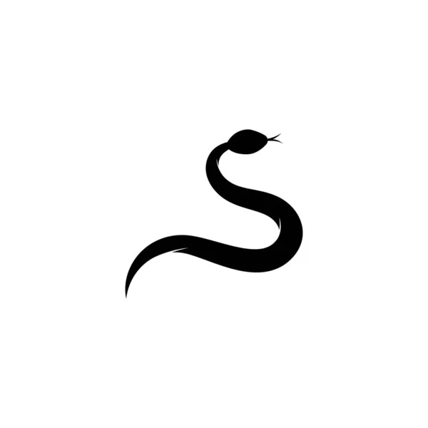 Yılan logo vektör şablonu