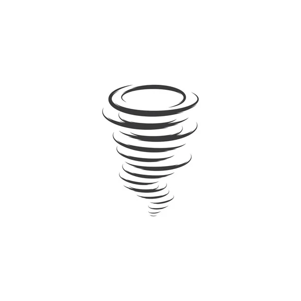 Tornado Logo Symbol Vektor Illustration Desig — Stockvektor