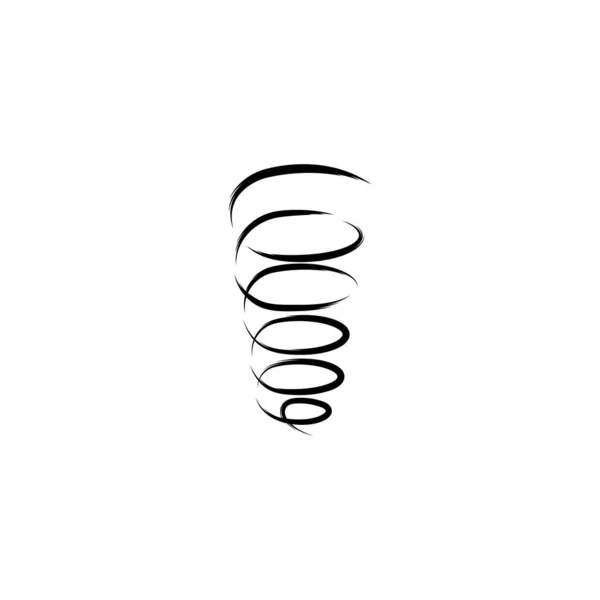 Tornade Logo Symbole Vectoriel Illustration Désir — Image vectorielle