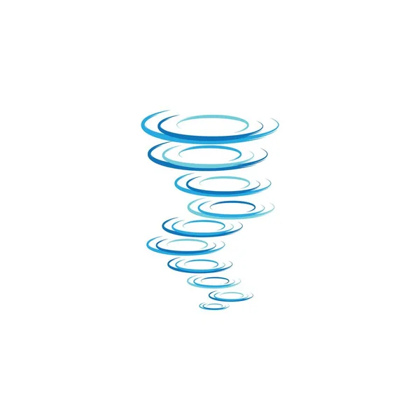 龙卷风标志矢量插图设计 — 图库矢量图片