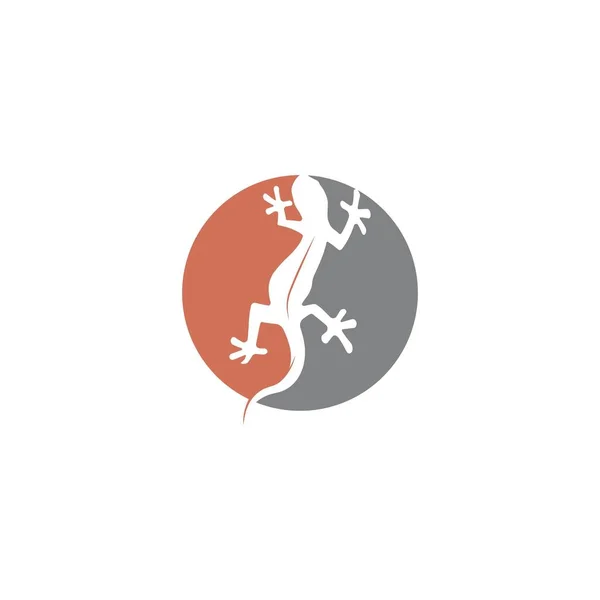 Eidechse Logo Design Vektorvorlage Illustrationsdesign Eidechse Symbol Ico — Stockvektor
