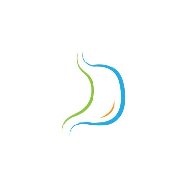 Mide bakım ikonu konsept vektör çizimi tasarladı