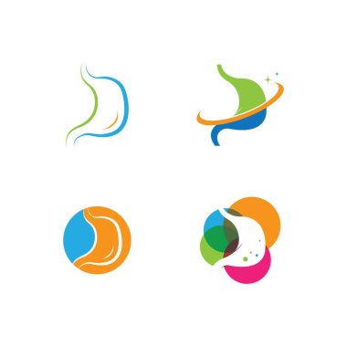 Mide bakım ikonu konsept vektör çizimi tasarladı