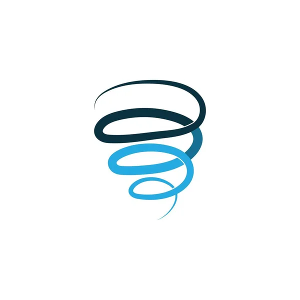Tornado Logo Symbol Vector Illustration Design — Stock Vector
