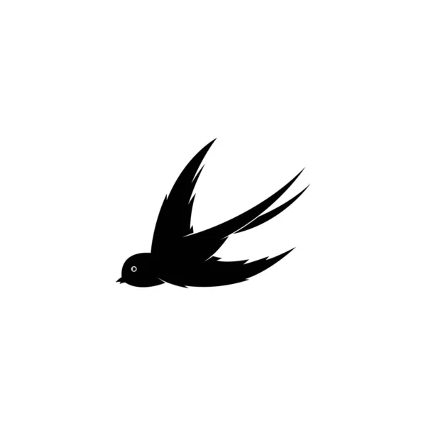 Swallow Logo Vector Template Creative Swallow Logo Design Concepts Icon — 스톡 벡터