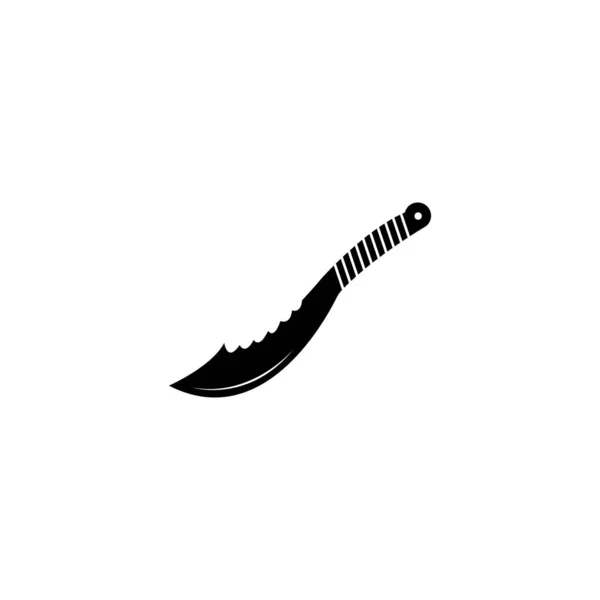 Bıçak Simgesi Vektör Llüstrasyon Logo Şablonu — Stok Vektör