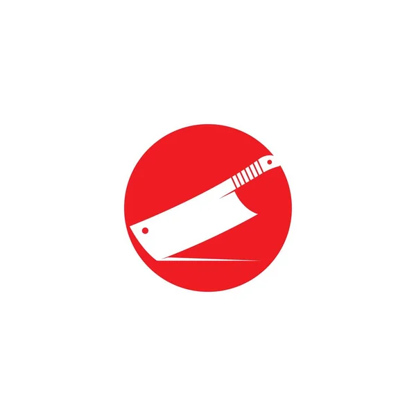Knife Icon Vector Illustration Logo Template — 스톡 벡터