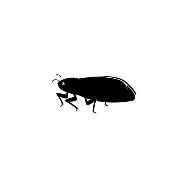 Cicada Logó Vektor Sablon Illusztráció Tervezés — Stock Vector